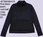  ?? ?? Tu at Sainsbury’s Active black leopard co-ord half zip top,
£11 (was £22)
Under Armour women’s UA HOVR Infinite 4 running shoes, £115