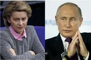  ?? DR ?? Ex-ministra da Defesa alemã recebe mensagem de Putin pela eleição na Comissão Europeia