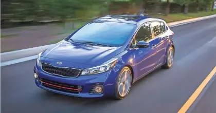  ?? MOTOR TREND ?? The 2017 Kia Forte comes with a warranty that includes powertrain coverage for 10 years or 100,000 miles, whichever comes first.