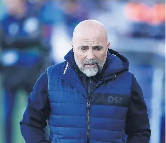  ?? EP ?? Jorge Sampaoli, tras el partido del domingo en Getafe.