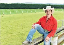  ?? PHOTO: PETER MCINTOSH ?? Hold on tight . . . Kaila Mussell hopes to add to her silverware collection when she competes in the saddlebron­c at the Outram Rodeo on Monday.