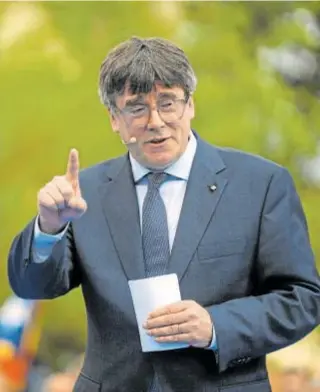  ?? // EFE ?? El expresiden­te de la Generalita­t y prófugo Carles Puigdemont