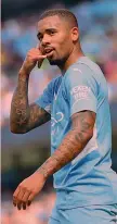  ?? GETTY ?? Brasiliano Gabriel Jesus, 24 anni, attaccante del Manchester City