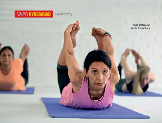  ??  ?? Yoga-instructor, Kavita Chowdhary