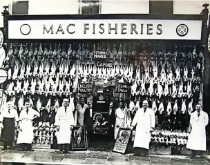  ?? ?? Macfisheri­es in Cheltenham High Street