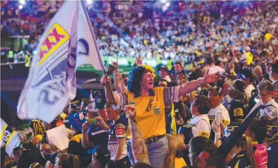  ?? HISTORY REPEATS: Cowboys fans descended on Sydney in huge numbers for the 2015 NRL grand final against the Brisbane Broncos at ANZ Stadium. ??