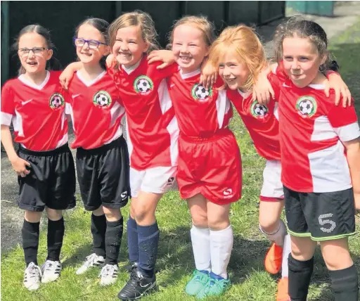  ??  ?? ●● Haslingden Little Storms ahead of the Bolton Powerleagu­es Tournament