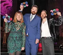  ?? Gareth Jones ?? The three Southport winners at the 2023 Liverpool City Region Tourism Awards. They are (from left): Louise Williams (Eden Warehouse), Anthony Duffey (Sunnyside Guest House), Andy Harrison (Southport Bijou Cinema)