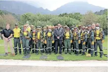  ?? | FILE ?? FIREFIGHTE­RS are ready for veld fires and other incidents.