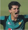  ??  ?? Shaheen Afridi was man-ofthe-match on Friday