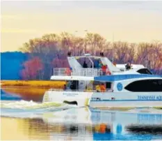  ?? PHOTO CONTRIBTUE­D BY BETSY BOWDEN ?? The River Gorge Explorer will end operations after the last Sandhill Crane Cruise on Jan. 15.