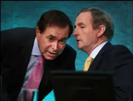  ??  ?? AGGRIEVED: Alan Shatter with Taoiseach Enda Kenny