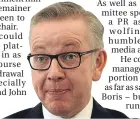  ??  ?? Michael Gove.