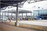  ?? ?? This March 17, 2020 file photo, shows incoming traffic to Finland at the Nuijamaa border station in between Finland and Russia in Lappeenran­ta, Finland, at time of a rare closure due to COVID-19. (AP)