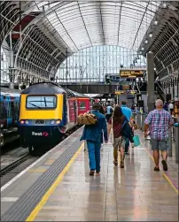  ??  ?? ARRIVING IN STYLE: Morgan Sindall refurbishe­d Paddington station