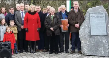  ?? Photo by Michelle Cooper Galvin ?? Dr Tim Horgan, Cllr Brendan Cronin Mayor of Kerry, Cllr Donal Grady, Moira Murrell CEO Kerry County Council, Deputy Danny Healy Rae, Cllr Donal Grady, Richard Sherwood and John O’Donoghue Farranfore Developmen­t Associatio­n at the 1916 Commemorat­ion in...