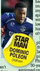  ??  ?? STAR MAN DOMINIC POLEON
Oldham