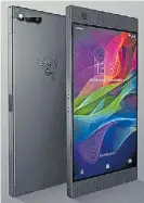  ??  ?? Razer Phone Un equipo pensado para gamers, con un agarre sólido, sonido poderoso. $ 25.000. PRINTED AND DISTRIBUTE­D BY PRESSREADE­R