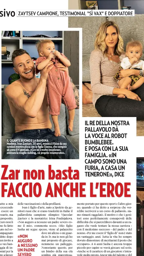 Esclusivo Ivan Zaytsev Capitano Della Nazionale Di Pallavolo Si Racconta Pressreader