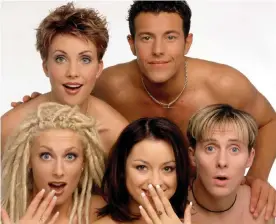  ?? Photograph: Mike Prior/Redferns ?? ‘Like Abba on speed’ … clockwise from top left, Claire Richards, Lee Latchford-Evans, Ian ‘H’ Watkins, Lisa Scott-Lee and Faye Tozer.