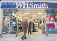  ?? PICTURE: PHILIP TOSCANO/PA WIRE ?? PROFIT HIKE: WH Smith posted a seven per cent rise in profits with its travel arm now the largest part of the group.