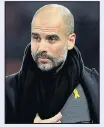  ??  ?? GUARDIOLA: Reasons