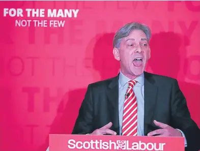  ?? Pictures: PA. ?? New Scottish Labour leader Richard Leonard, above, says there needs to be a discussion about former leader Kezia Dugdale, top, and her decision to go on I’m A Celebrity, hosted by duo Ant and Dec, top right.