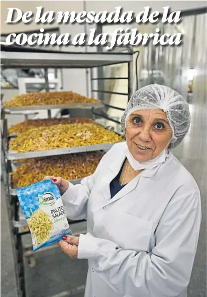  ?? (FOTOS PEDRO CASTILLO) ?? A todos. Elina García en la planta de Los Boulevares. “Los productos deben gustarles a todos”.