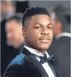  ??  ?? John Boyega – Finn, from The Force Awakens.