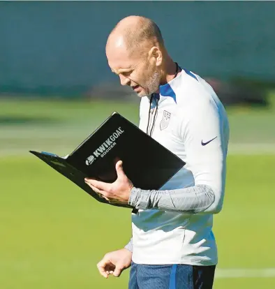  ?? AP FILE ?? Coaches, including Gregg Berhalter of the United States, are prepping their squads for the World Cup on an abbreviate­d schedule.