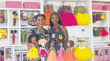  ??  ?? The creators behind Sibahle brand are Caroline Hlahla and Khulile Vilakazi-Ofosu.