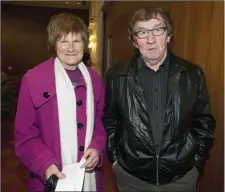  ??  ?? Margaret and Noel O’Connor at the launch of the new race season.
