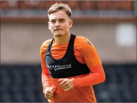  ??  ?? Luke Bolton has slotted in seamlessly in the Dundee United side