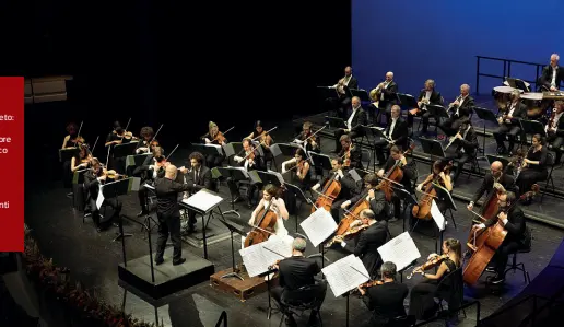  ?? ?? Varietà L’Orchestra di Padova e del Veneto: la stagione 2022, firmata dal direttore musicale e artistico Marco Angius, si declinerà dall’8 gennaio al 9 giugno in 10 appuntamen­ti musicali tutti al teatro Verdi di Padova