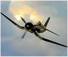  ?? DEREK FLYNN/STUFF ?? A Corsair comes in for a low, high-speed pass at Omaka Classic Fighters near Blenheim in 2011.
Robert Montgomery