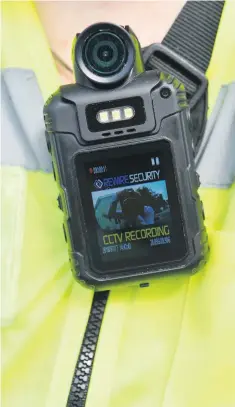  ??  ?? Bodycams like this will be worn by some refuse tip managers.