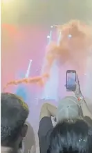 ?? ?? Video viral. El humo en el boliche.