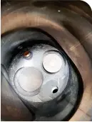  ??  ?? stuck exhaust
valve