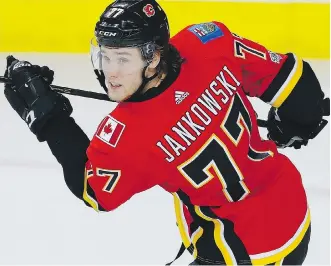  ?? AL CHAREST/POSTMEDIA ?? Calgary Flames’ Mark Jankowski.