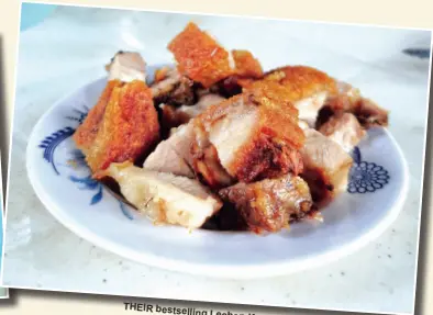  ??  ?? THEIR bestsellin­g Lechon Kawali