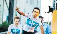  ?? TOMADA DE @VOLTACATAL­UNYA ?? El colombiano Egan Bernal es segundo en la general.