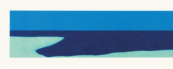  ??  ?? 04 Itee Pootoogook Floe Edge, Winter 2009 Serigraph 36.8 × 104.8 cm COURTESY WADDINGTON’S AUCTIONEER­S & APPRAISERS