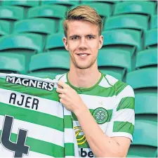  ??  ?? Celtic defender Kristoffer Ajer.