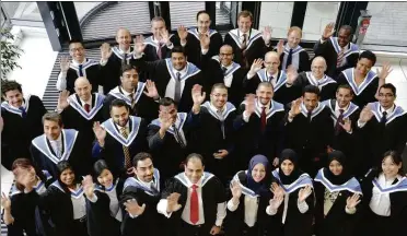  ??  ?? The MBA programme at the University of Strathclyd­e provides a diverse learning environmen­t.