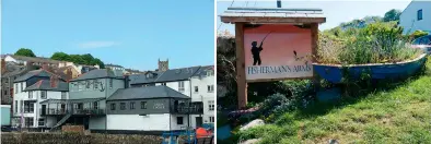  ?? ?? ABOVE LEFT Chain Locker pub, Falmouth
ABOVE The Fishermans Arms at Golant, Cornwall