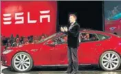  ??  ?? Some Indians have already paid an advance of $1,000 for Tesla’s Model 3, priced at $35,000 in the US