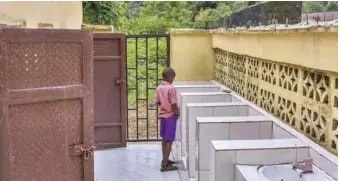  ??  ?? Building toilets and persuading people to use them will prevent open defecation