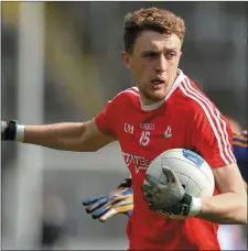  ??  ?? Ryan Burns missed Saturday’s clash with Meath through injury.