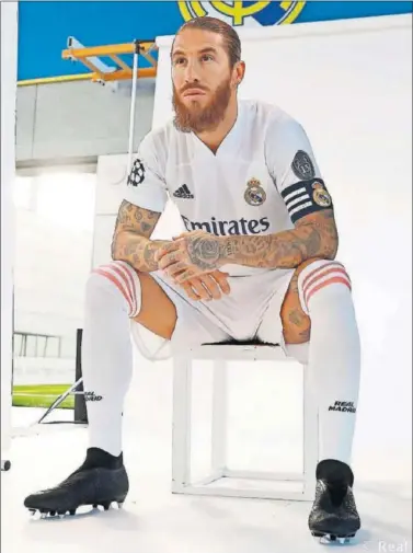  ??  ?? Sergio Ramos, en una reciente imagen de archivo con el Real Madrid.