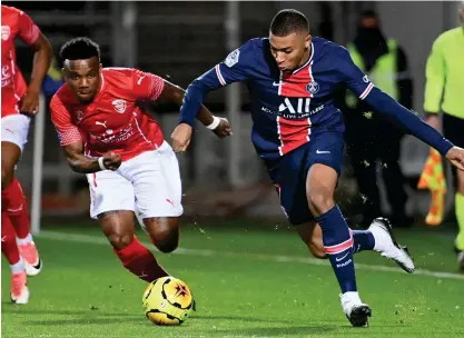  ?? PASCAL GUYOT/LEHTIKUVA-AFP ?? Kylian Mbappé hör till den absoluta världselit­en.
■